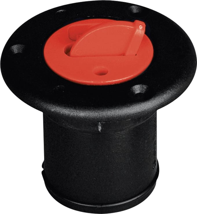 Plastic dekvuldop - 51 mm - FUEL - Zwart