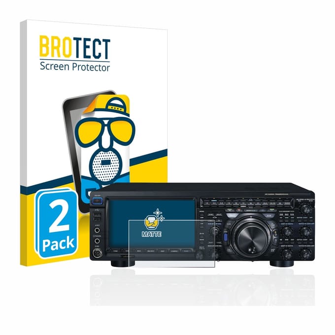 BROTECT - Screenprotector voor Yaesu FT-DX101D - Folie Beschermfolie matte 2 Stuks
