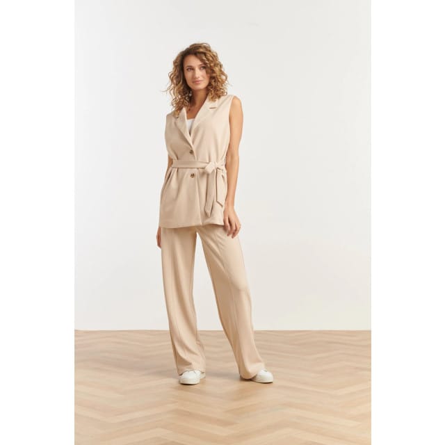 Smashed Lemon 25273 stretch gilet met riem |