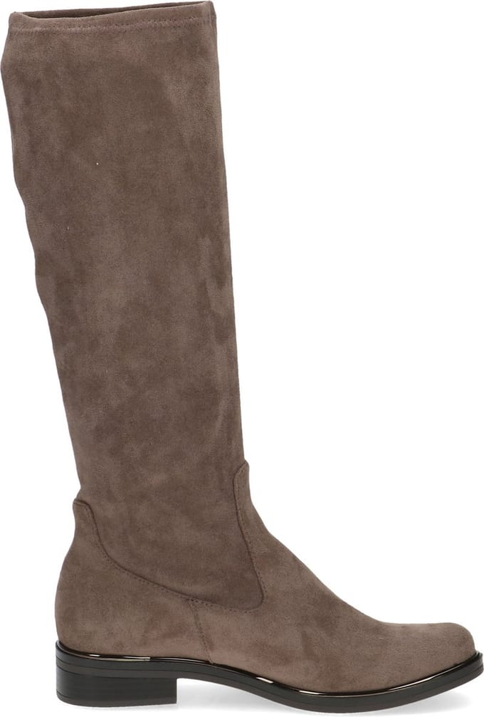 Caprice 9-9-25512-41 306 Lange Laarzen Beige Stretch Dames - Beige - 38