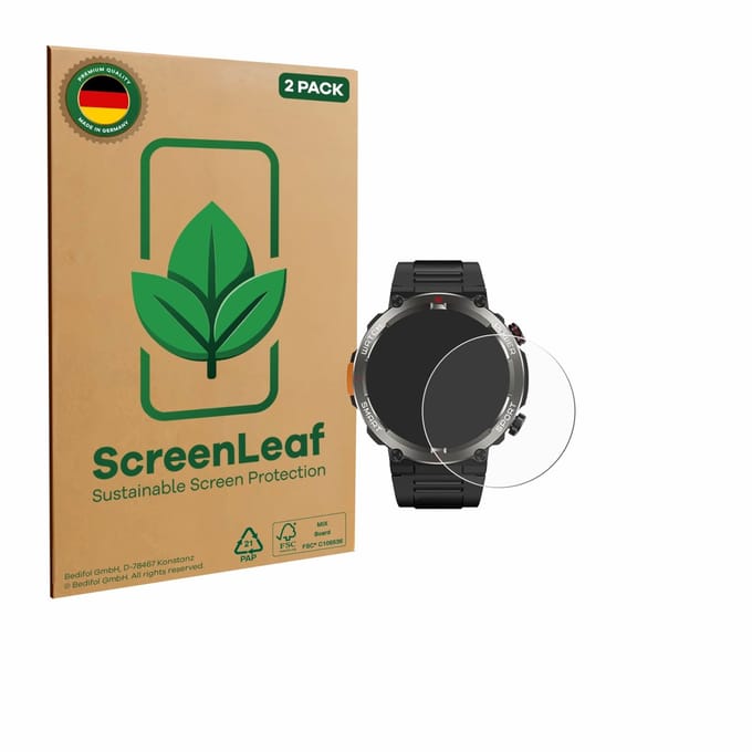 2 Stuks Screenprotector voor Yxtel W50Pro 1.45" - Hoogwaardige Beschermfolie transparant