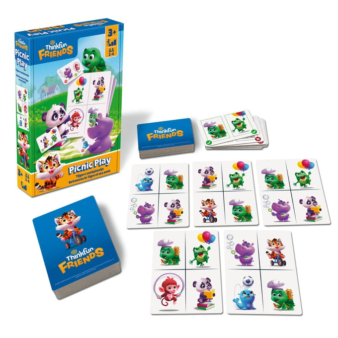 Top1Toys Ravensburger spel thinkfun friends picnic play Frans/Nederlands