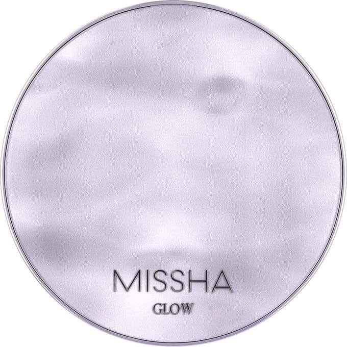 Missha, Glow Layering Fit Cushion, No. 17 Ivory, 14g (0.49oz) white