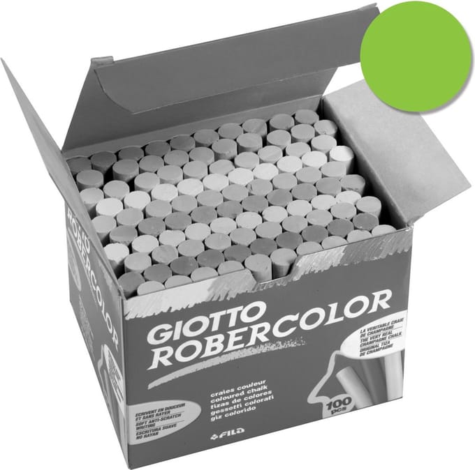 Giotto krijt Robercolor groen