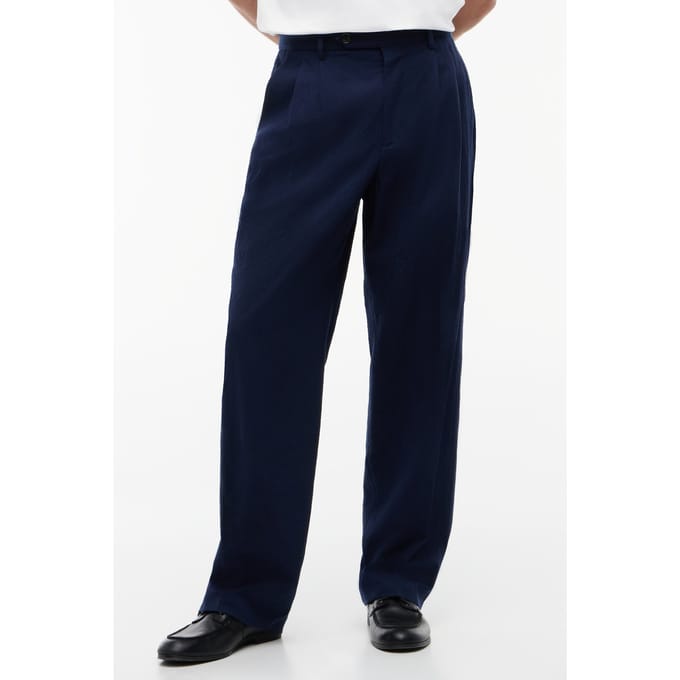 Tommy Hilfiger Dc Seersucker Pants Navy Iris Größe: W34L34 | Maßgeschneiderte Hosen Outlet | Herren | Violett