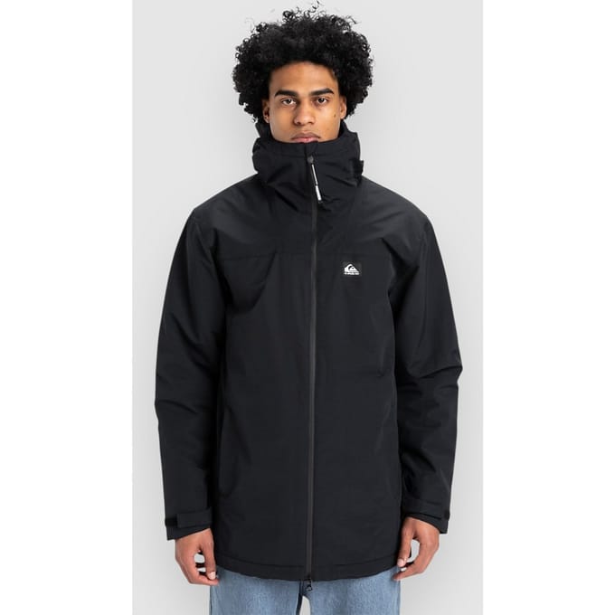 Quiksilver Overcast 3k Parka Zwart S Man