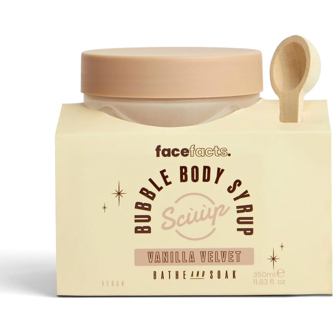 Face Facts Scuup Vanilla Velvet Bubble Body Syrup 350 ml