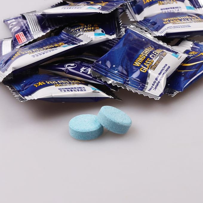 10 Stuks Auto Voorruit Glaswasser Reiniger Compact Bruistabletten Detergent 10Pcs/Set blauw
