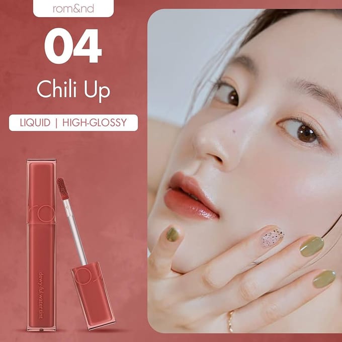Rom&nd Rom&amp;nd Dewy Ful Water Tint 04 Chili Up 5 g