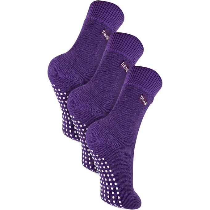 1 Pack Kinderen Binnen Thermo Slippersokken met Grip