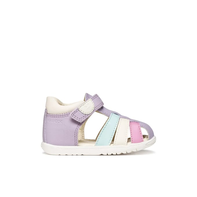 GEOX SANDAL MACCHIA DREUMES Sandalen - LILA/AQUA