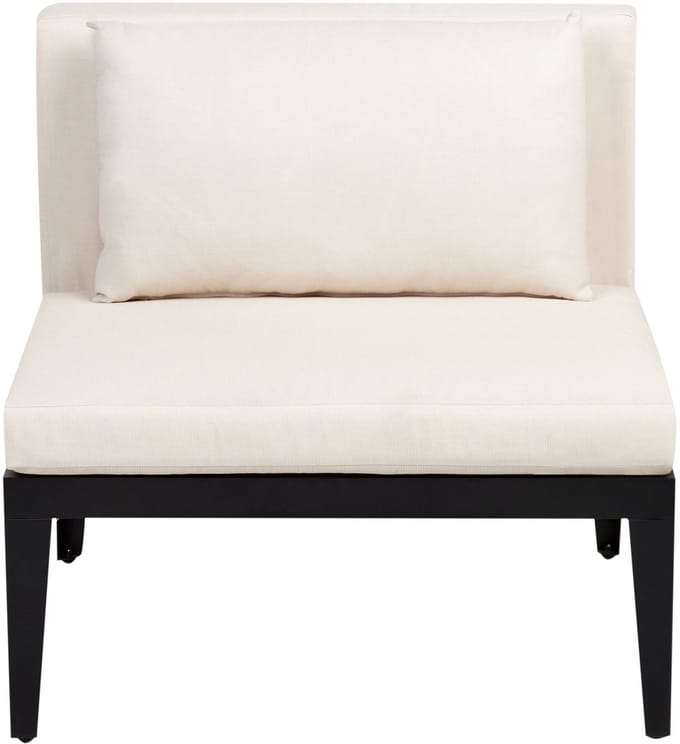 BRACCIANO - Loungeset 4-zits - Lichtbeige - Links - Acaciahout