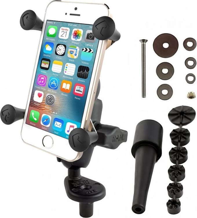 Ram Mounts Combinaison Stem Mount - Short Arm X-Grip N