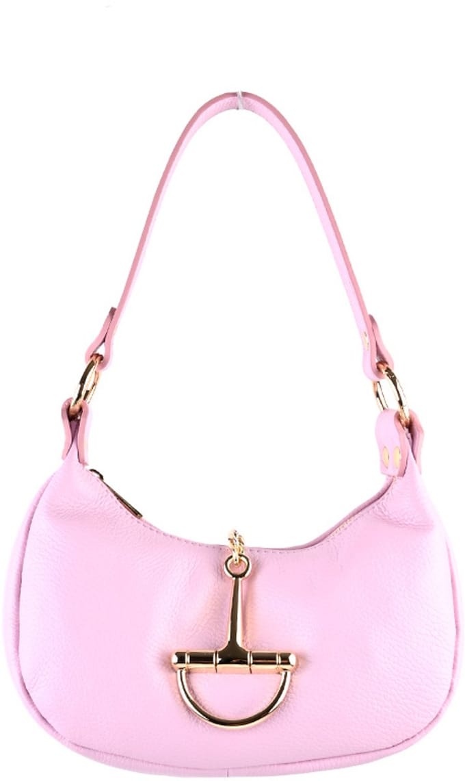 Giuliano Lederen handtas Gitte - Made in Italy - Pink