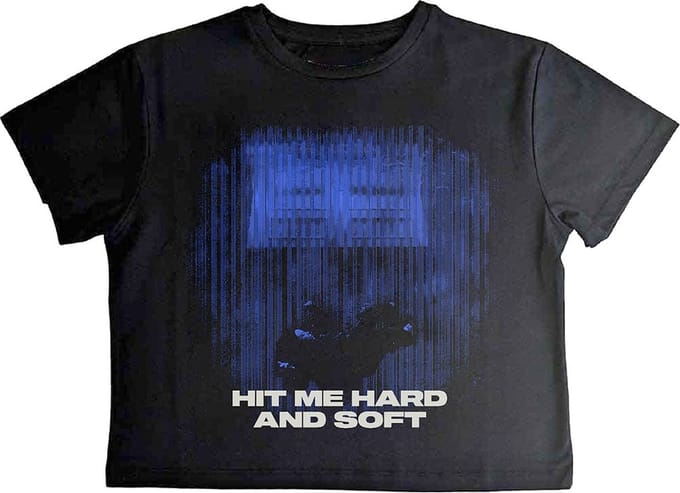 Billie Eilish - HMHAS Blue Lines Crop top - M - Zwart