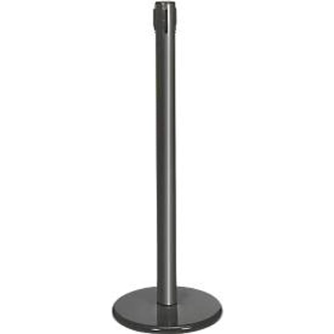 Afzetpaal GLA45, zonder trekband, H 955 mm, met lege cassette, antraciet