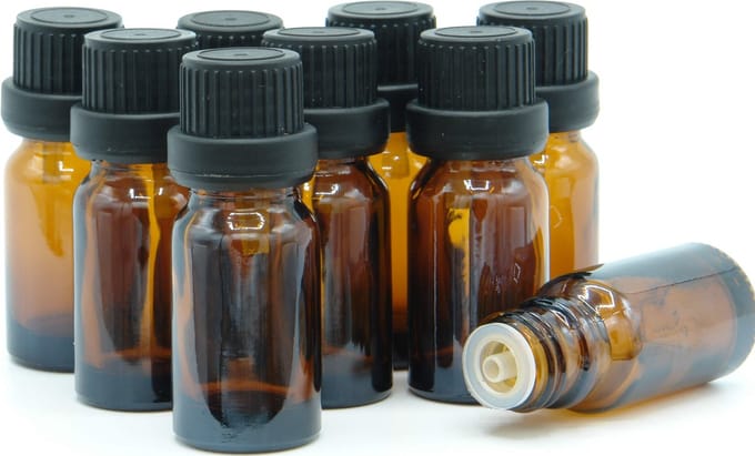 Druppelflesjes 10ml - 100 stuks - 100x Leeg Druppelflesje 10ml Glas - Dropper Bottles - Garantiesluiting
