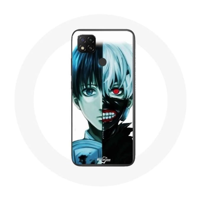 Coque de téléphone - Xiaomi - Redmi 9C - Tokyo Ghoul Face - Souple - Protection contre les chocs