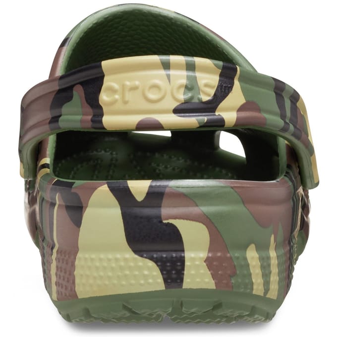 Crocs Classic Camouflage Eva Heren Army Groene Klompen
