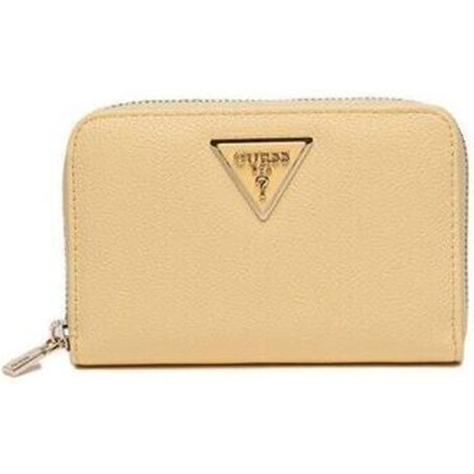 GUESS Portemonnee Laurel SLG Medium Zip Around Wallet Cornsilk Geel