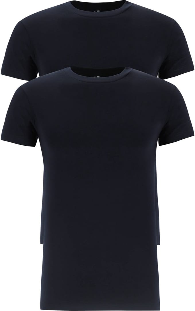 ALAN RED T-shirts OAKVILLE (2-pack) - O-hals stretch - blauw
