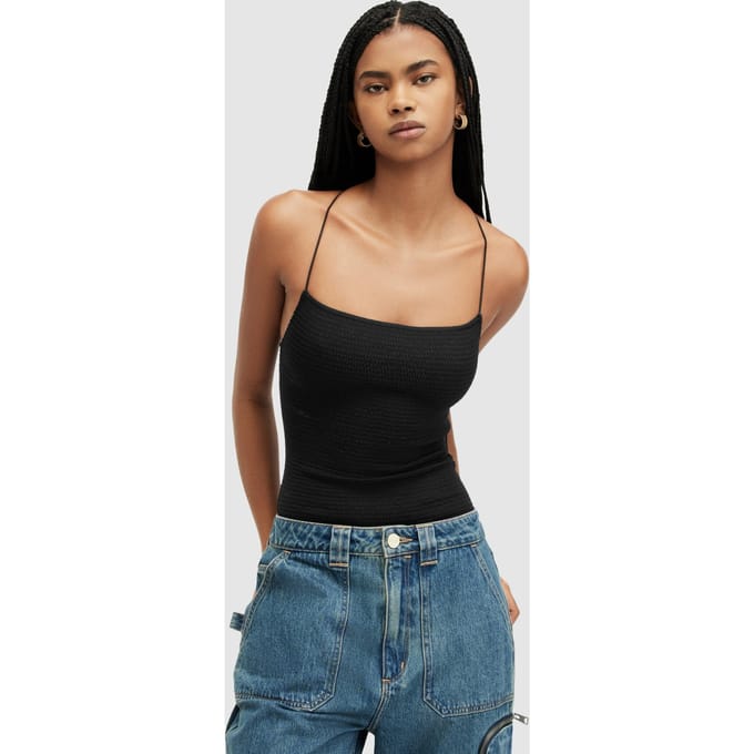 AllSaints Tilly Bodysuit Black Taglia: 2 | Costumi Interi Outlet | Donna | Nero