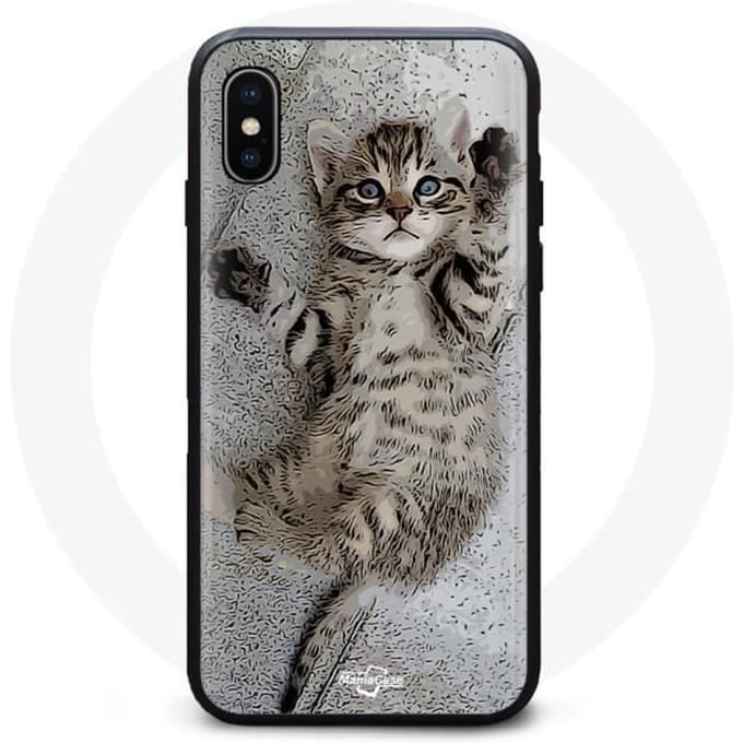 Coque Iphone XS max bengal Chat Endormi
