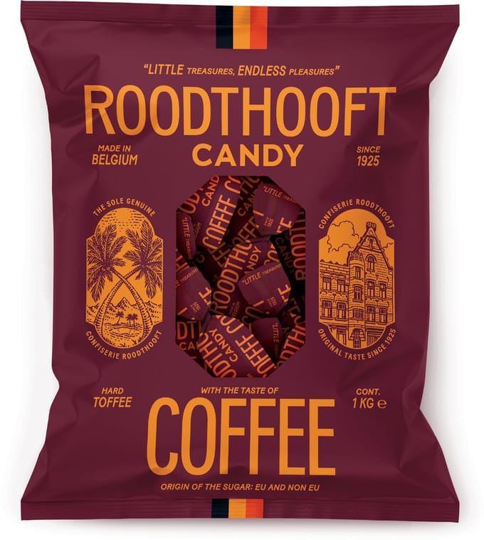 Koffiebonbons Confiserie Roodthooft - ZAK 1kg