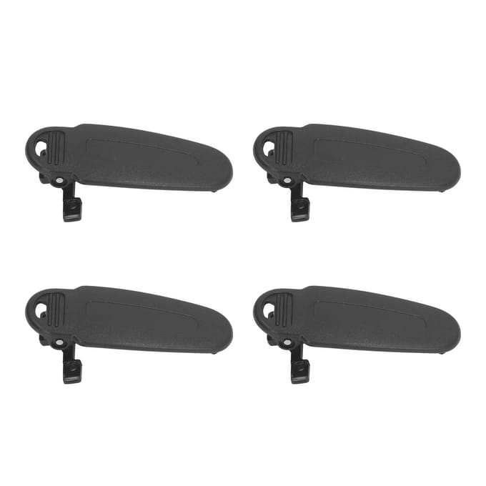 4 stuks Radio Riemclip Vervanging voor Kenwood TK2140 TK3140 TK2160 TK3160 TK2170 TK3170 TK2173 gray