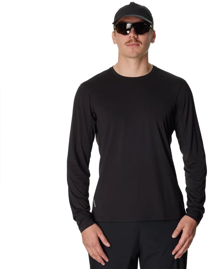 Houdini Pace Air T-shirt Met Lange Mouwen Zwart S Man