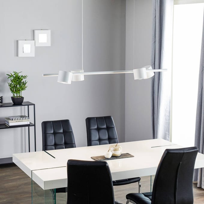 ALDEX Hanglamp Bot, wit, 4-lamps