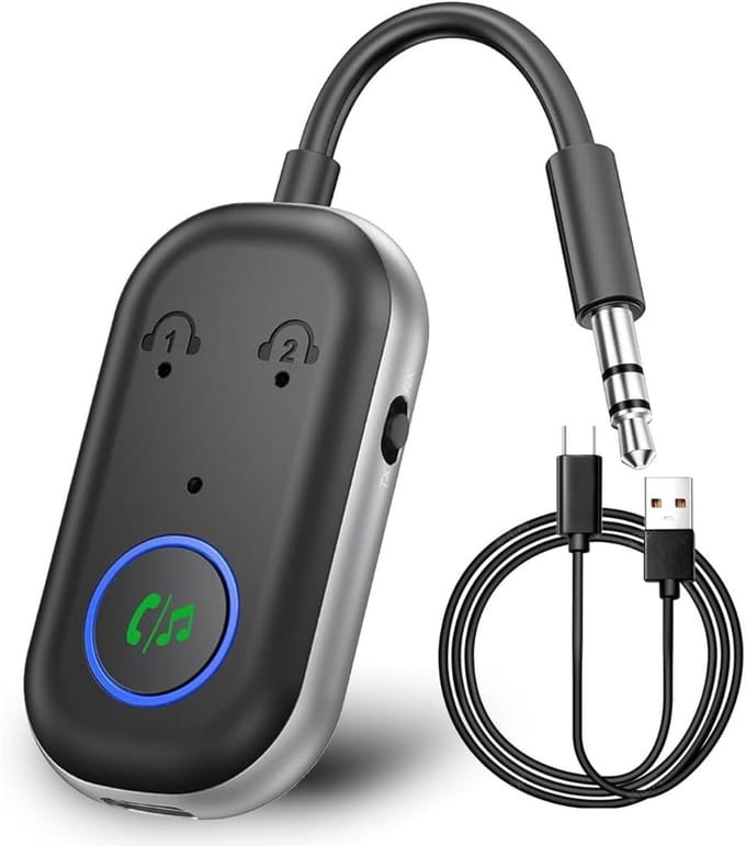 Bluetooth Transmitter - Bluetooth Receiver - Adapter - Zwart