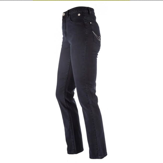 Brams Paris Lily women C24 pant dark blue stretch denim