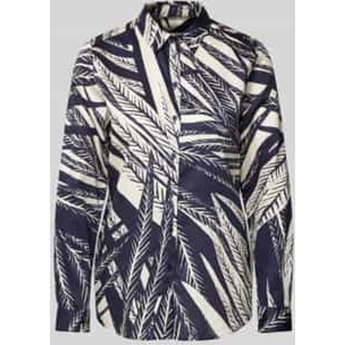 Regular fit overhemdblouse met doorknoopsluiting