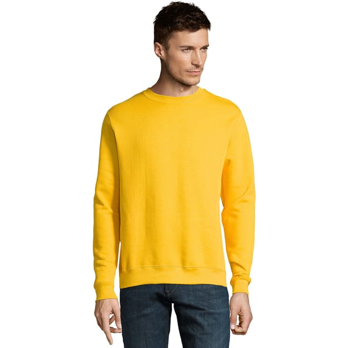 SOLS Uniseks Adult New Supreme Sweatshirt (Goud)