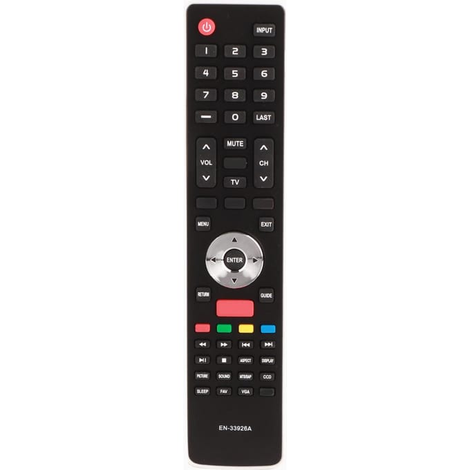 Télécommande de remplacement pour Hisense EN?33922A Smart TV black