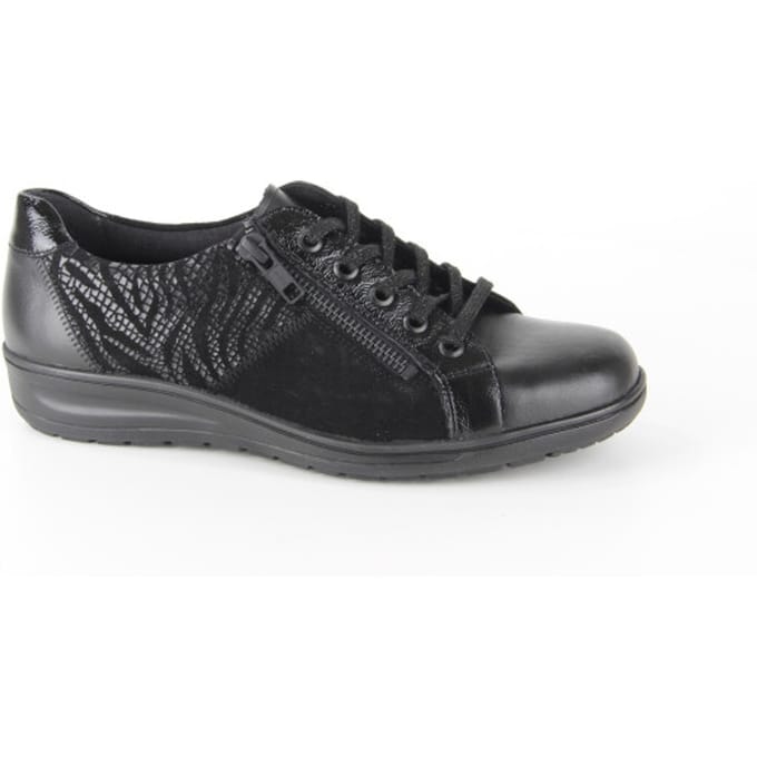 Dames Sneakers Solidus Solidus 27001-00992 Heaven Zwart - Maat 6½