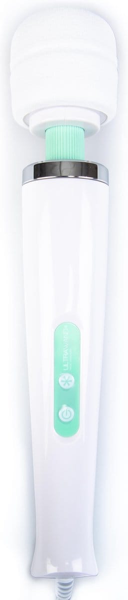 Ultra Wand Wand Vibrator - 32 cm - Wit/Pastelgroen