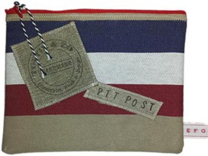 Toetie & Zo Handgemaakte etui PTT Post 21, makeuptas, pennenzak