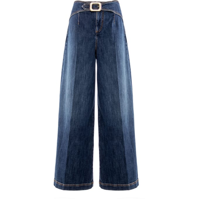 jeans vrouw blauw