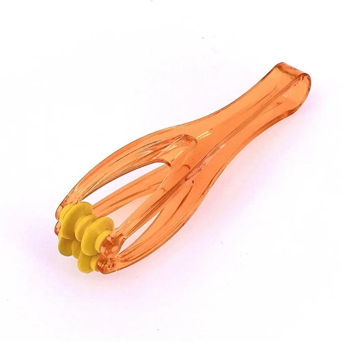 Masseur de doigts Mini masseur d'articulations de doigts avec poignée élastique pour la Circulation sanguine des doigts et la Relaxation musculaire jaune