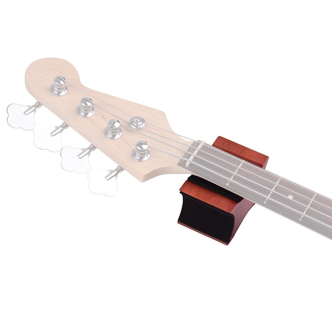 Gitaar nek rust ondersteuning kussen mahonie materiaal 2 gebruik hoogte luthier bordeaux