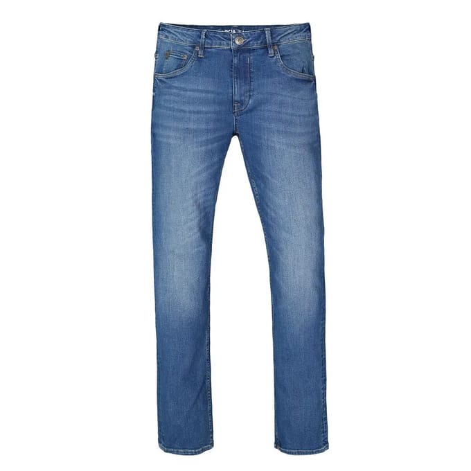 GARCIA Russo Heren Tapered Fit Jeans Blauw