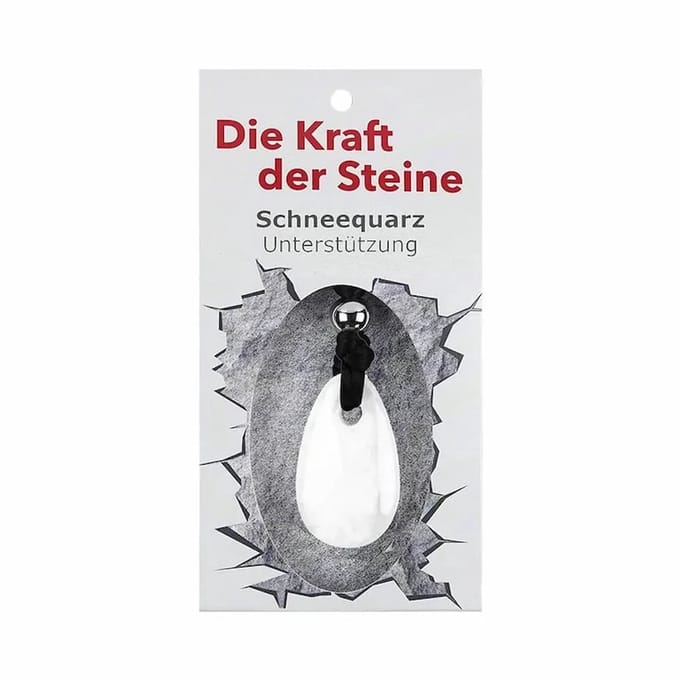 Hanger met Krachtsteen Sneeuwkwarts