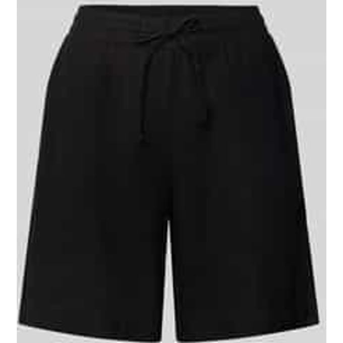 Linnen korte broek met elastische tailleband model 'Lava'