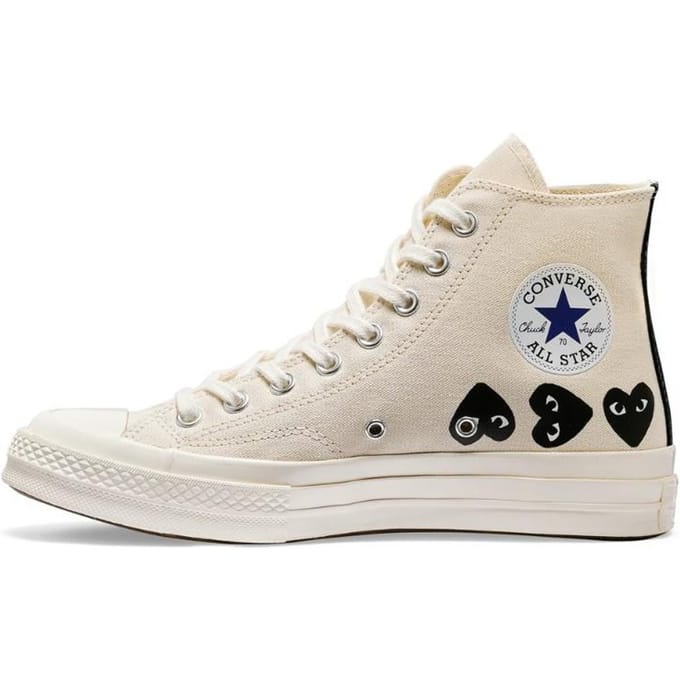 Converse Comme des Garçons Play Multi Black Heart Chuck Taylor All Star '70 High EU 39 white