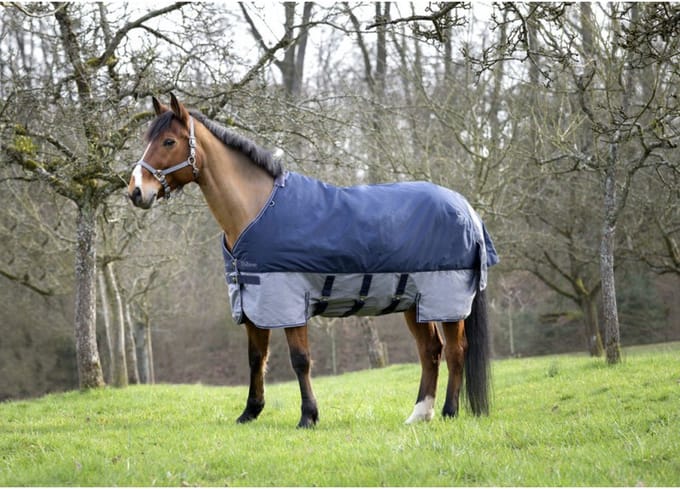 Outdoor paardendeken met heupriem Equithème Tyrex 600 D 300g