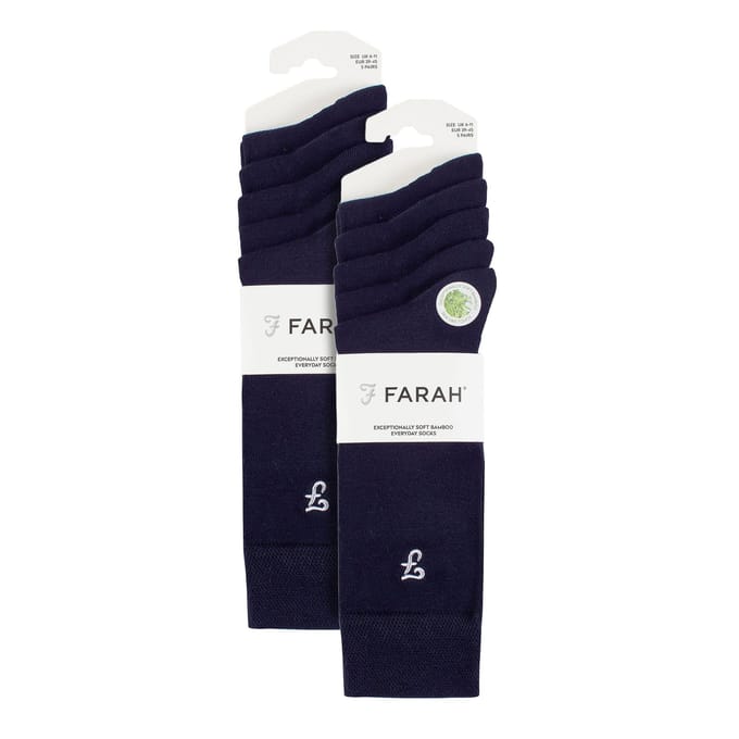 Heren 10 Paar Multi-Pack Felle Bamboosokken