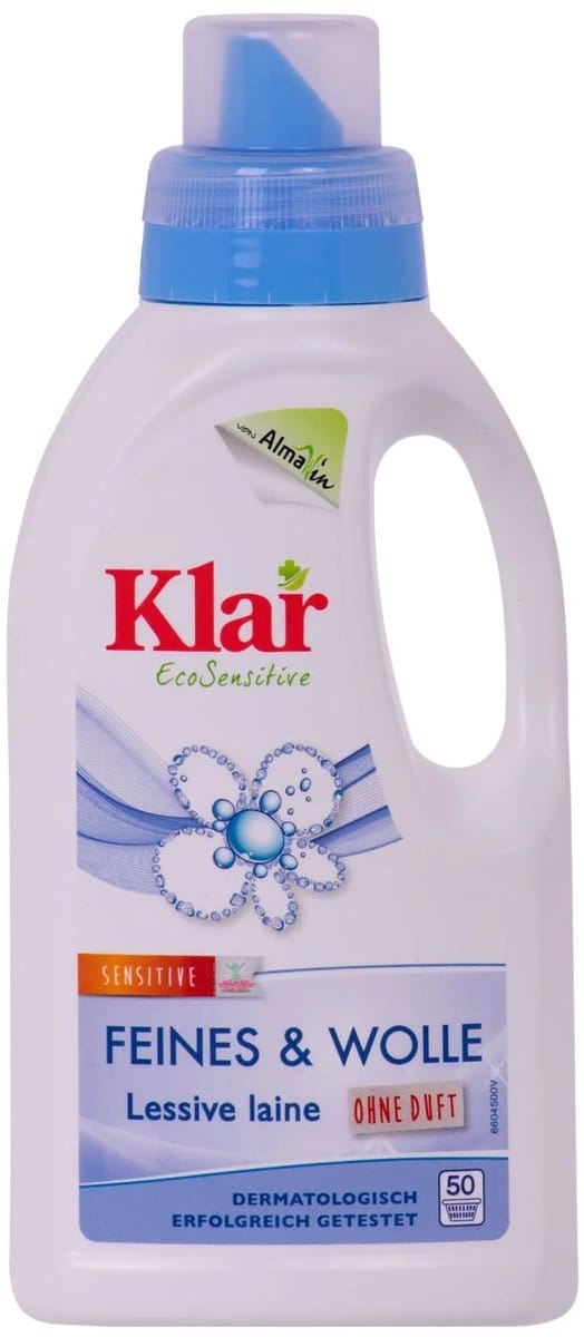 Wasmiddel wol en fijnwas, 500 ml, wasmiddel zonder parfum, wolwasmiddel, wasmiddel gevoelige huid