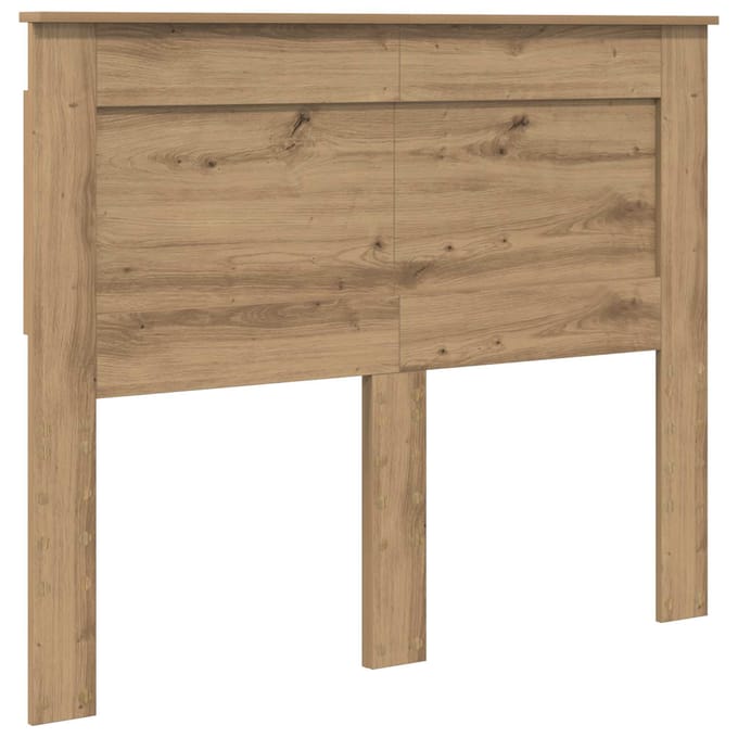 vidaXL Hoofdbord Artisan Eiken Bewerkt hout